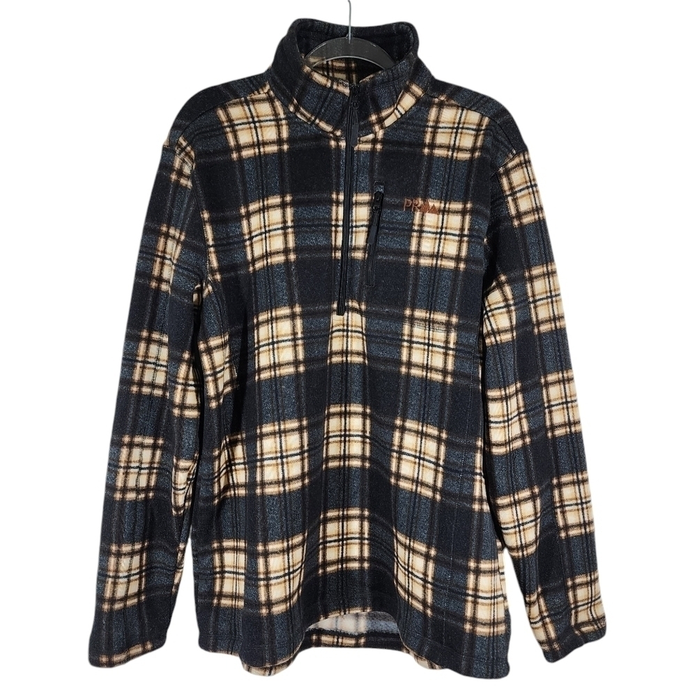 POWDER RIVER OUTFITTERS PLAID HALF ZIP PULLOVER - Picture 3 of 11